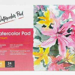 Block de Dibujo Espiral A-4 WATERCOLOR Pad Premium 24 hojas 180 gr para Acuarela WA42401