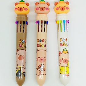 Bolígrafo CAPIBARA X-905 10 colores punta media