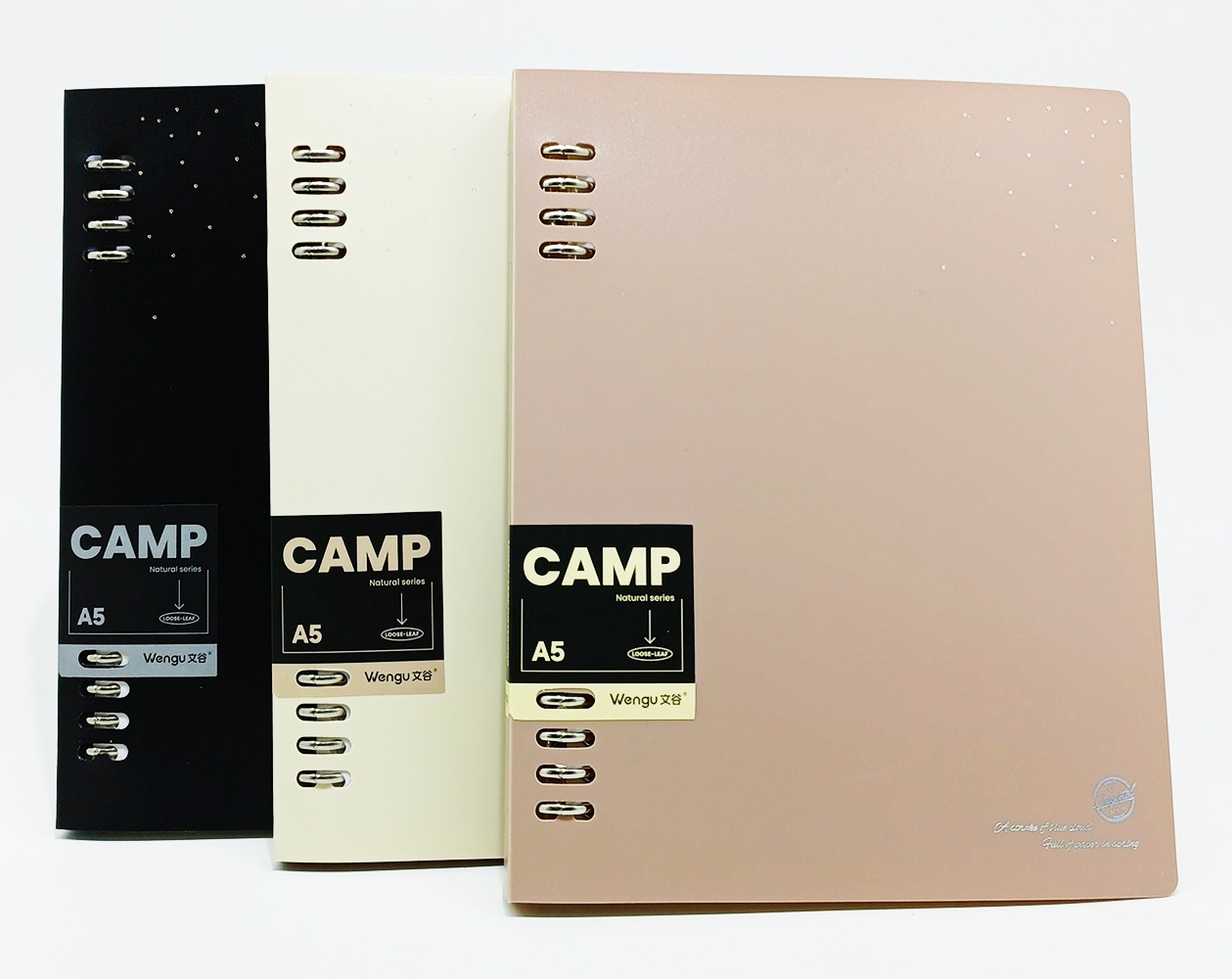 Cartapacio de 8 anillas A-5 CAMP BI0102 hojas rayadas con separador tapa plástica