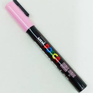 Marcador permanente UNI POSCA 1.3 mm Rosado Pastel 51
