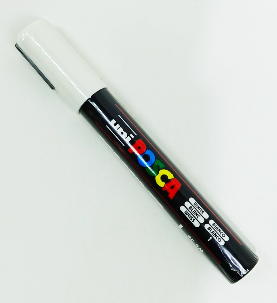Marcador permanente UNI POSCA 2.5 mm Blanco