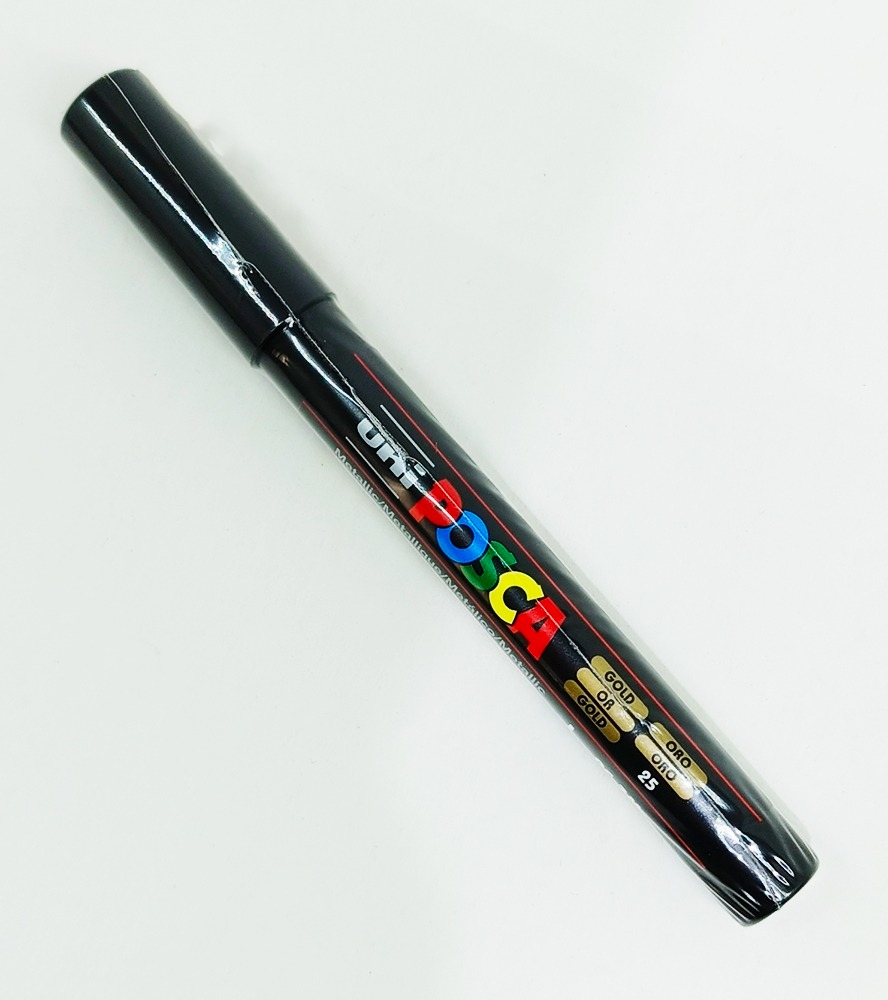 Marcador permanente UNI POSCA 1.3 mm Oro 25