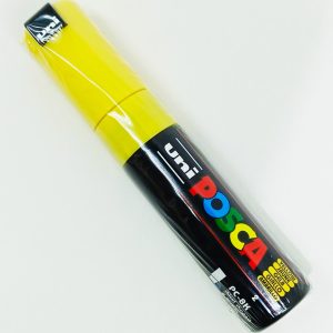 Marcador permanente UNI POSCA 8 mm Amarillo 2