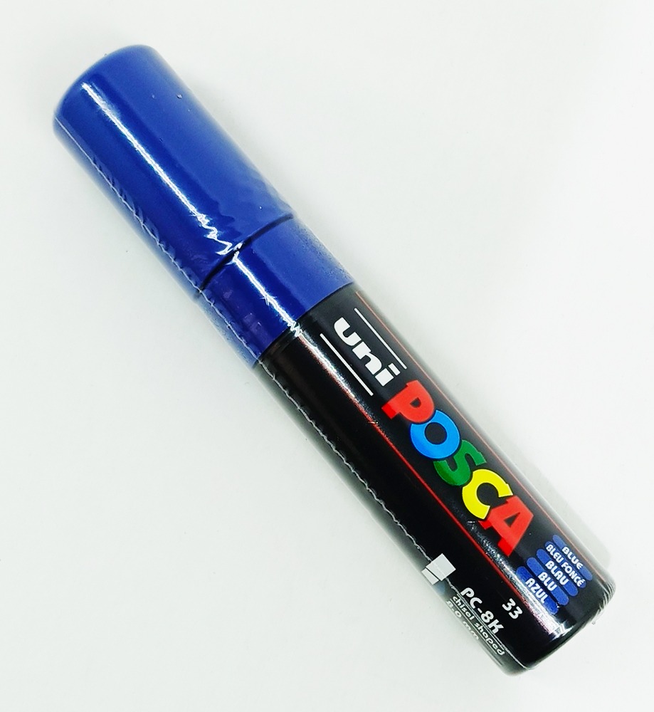 Marcador permanente UNI POSCA 8 mm Azul 33