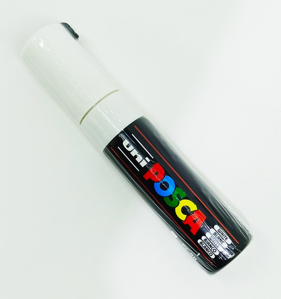 Marcador permanente UNI POSCA 8 mm Blanco 1