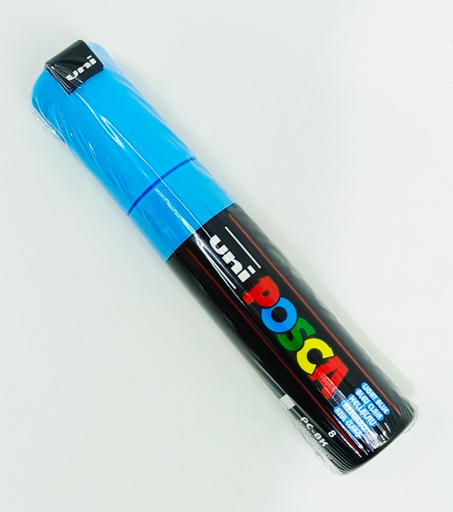 Marcador permanente UNI POSCA 8 mm Azul Claro 8