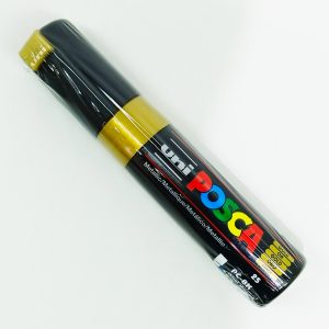 Marcador permanente UNI POSCA 8 mm Oro 25
