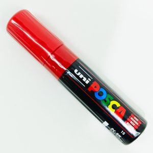 Marcador permanente UNI POSCA 8 mm Rojo 15