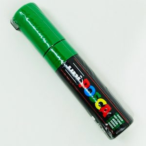 Marcador permanente UNI POSCA 8 mm Verde 6