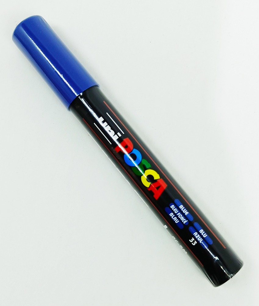 Marcador permanente UNI POSCA 2.5 mm Azul 33