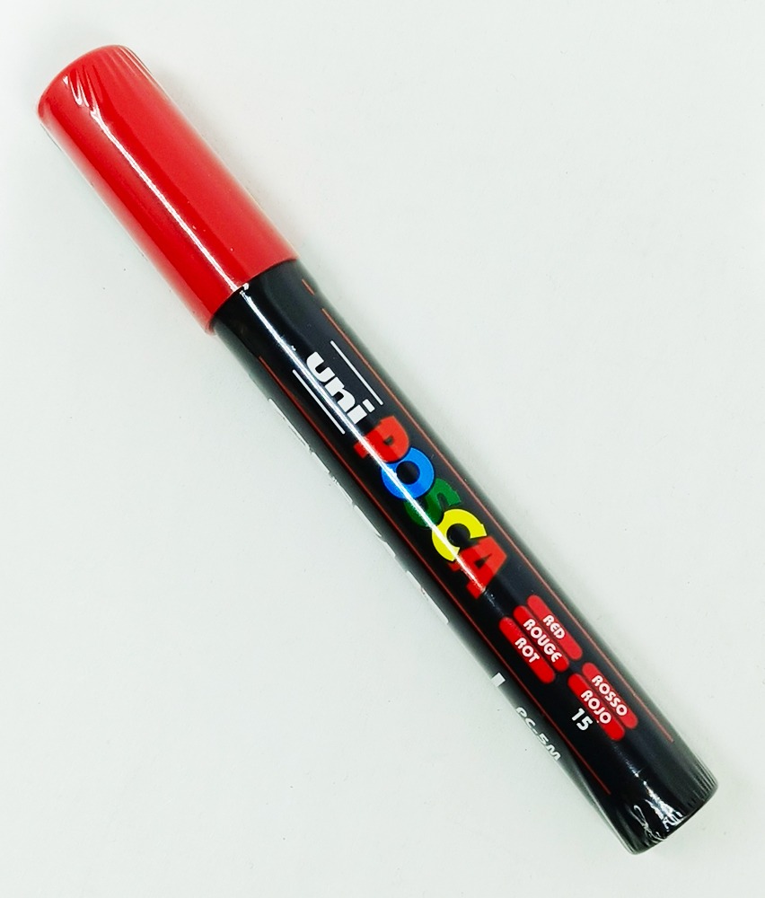 Marcador permanente UNI POSCA 2.5 mm Rojo 15