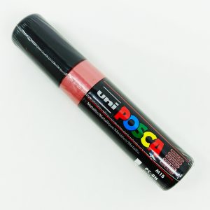 Marcador permanente UNI POSCA 8 mm Rojo Metálico M15