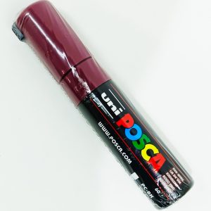 Marcador permanente UNI POSCA 8 mm Rojo Vino 60