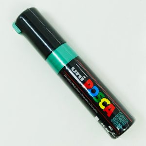Marcador permanente UNI POSCA 8 mm Verde Metálico M6