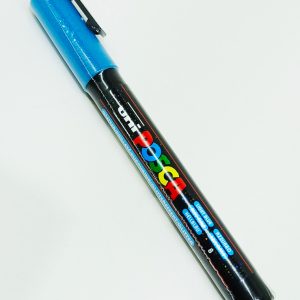 Marcador permanente UNI POSCA 1.3 mm Celeste Glitter57G