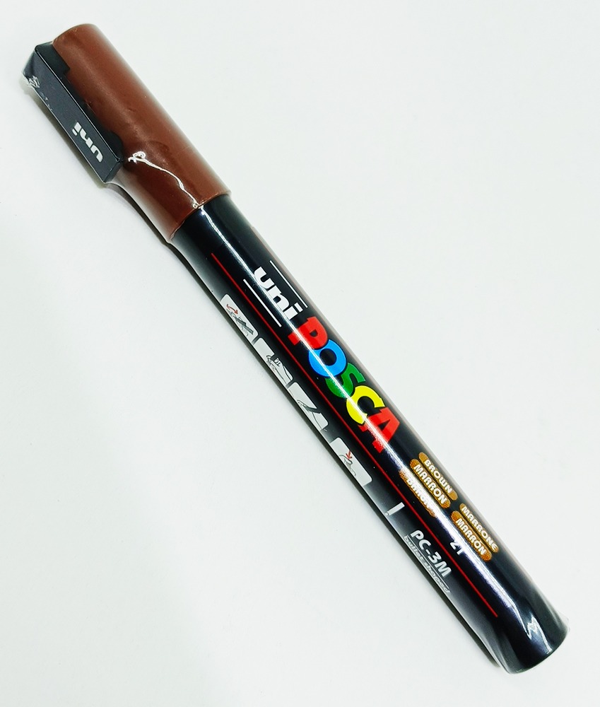 Marcador permanente UNI POSCA 1.3 mm Marrón 45
