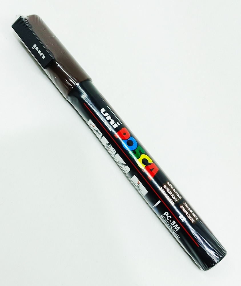 Marcador permanente UNI POSCA 1.3 mm Marrón Oscuro 65