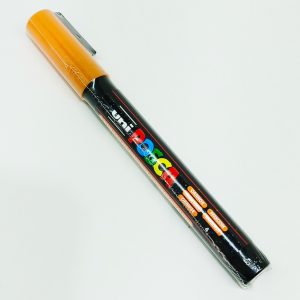 Marcador permanente UNI POSCA 1.3 mm Naranja Glitter 54G
