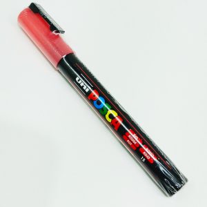 Marcador permanente UNI POSCA 1.3 mm Rojo Glitter 40G