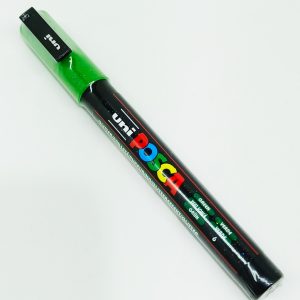 Marcador permanente UNI POSCA 1.3 mm Verde Glitter 33G