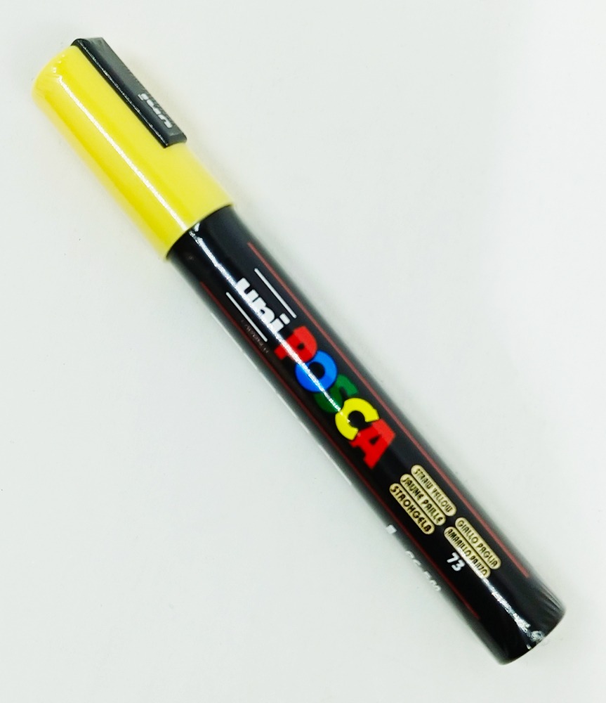 Marcador permanente UNI POSCA 2.5 mm Amarillo Pajizo 73