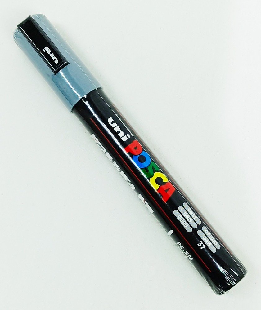 Marcador permanente UNI POSCA 2.5 mm Gris 37