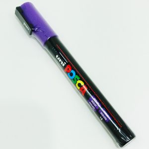 Marcador permanente UNI POSCA 1.3 mm Violeta Glitter 59G