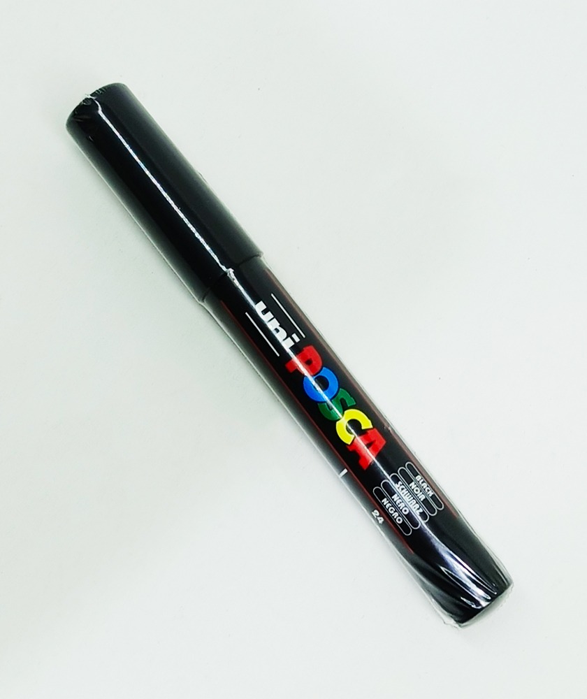 Marcador permanente UNI POSCA 0.7 mm Negro PC-1M