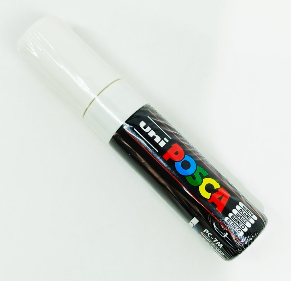 Marcador permanente UNI POSCA PC-7M Blanco 1