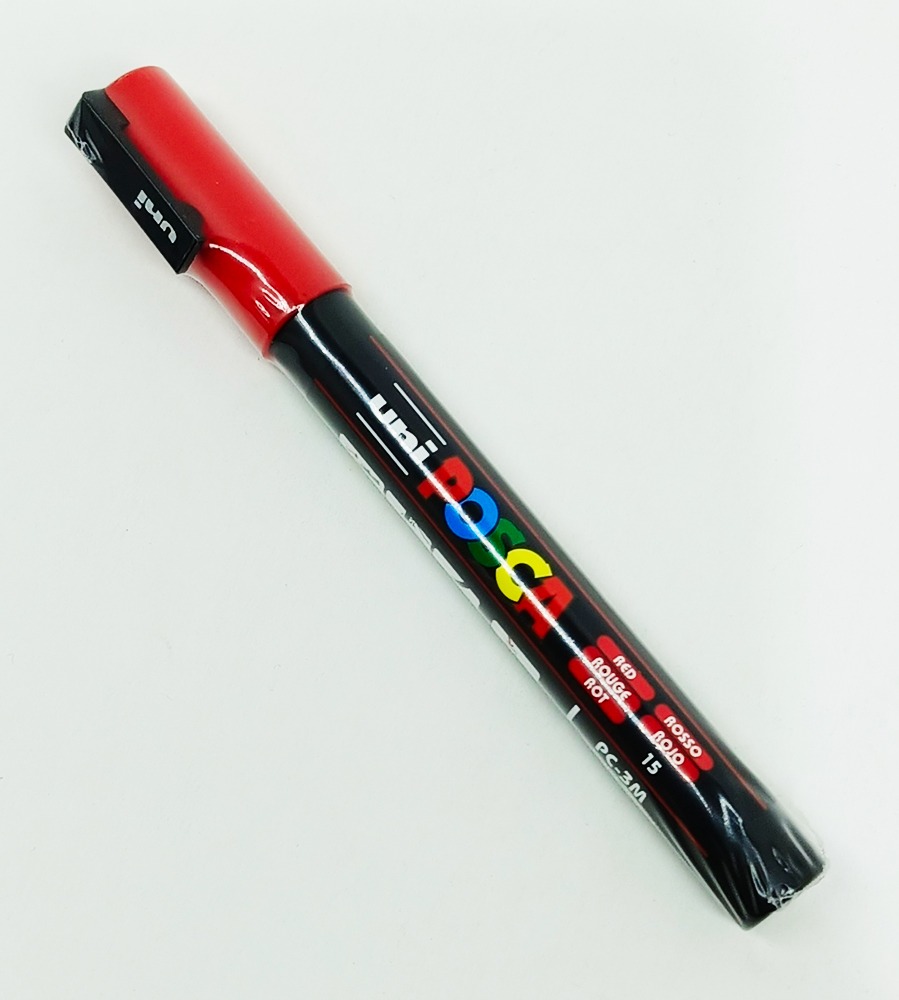 Marcador permanente UNI POSCA 1.3 mm Rojo 15
