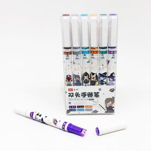 Marcador ROLLER 6 col. Punta Rodillo SC-1050-2