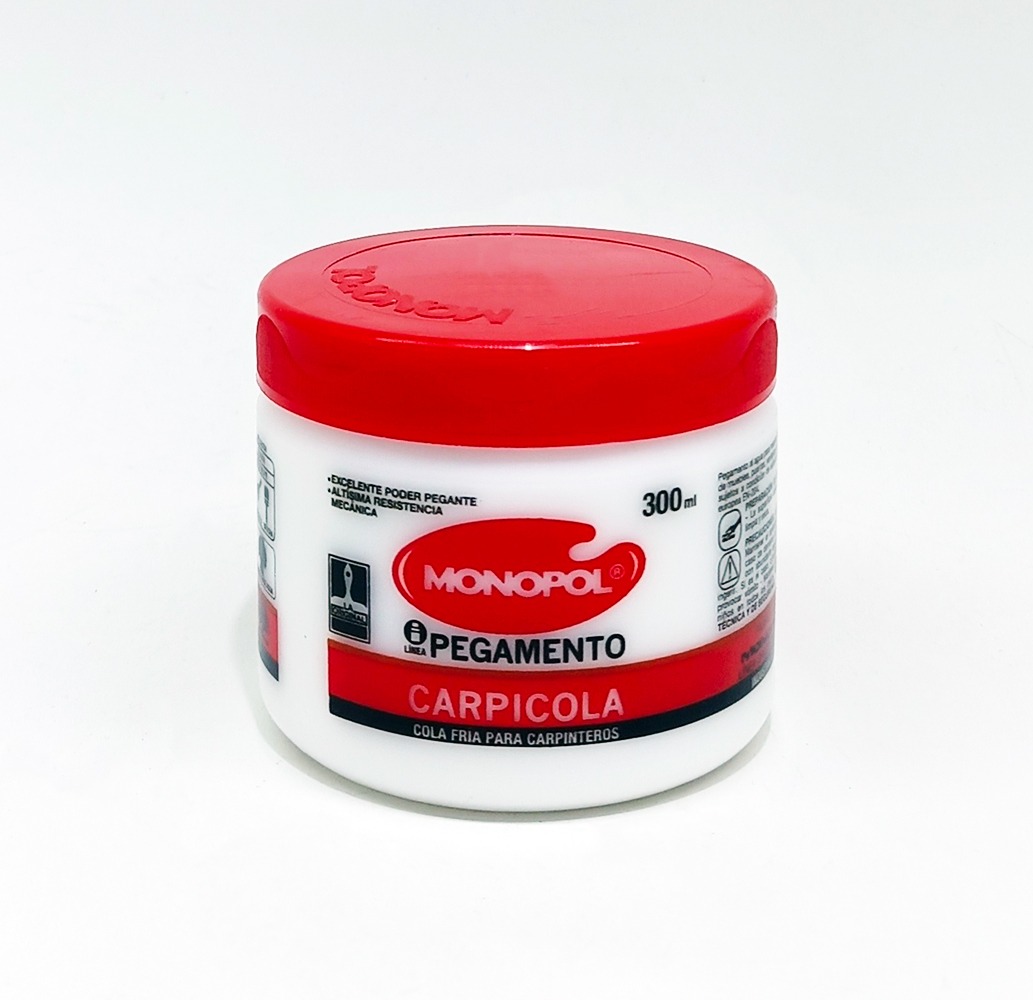 Pegamento Carpicola MONOPOL tapa roja de 300 ml