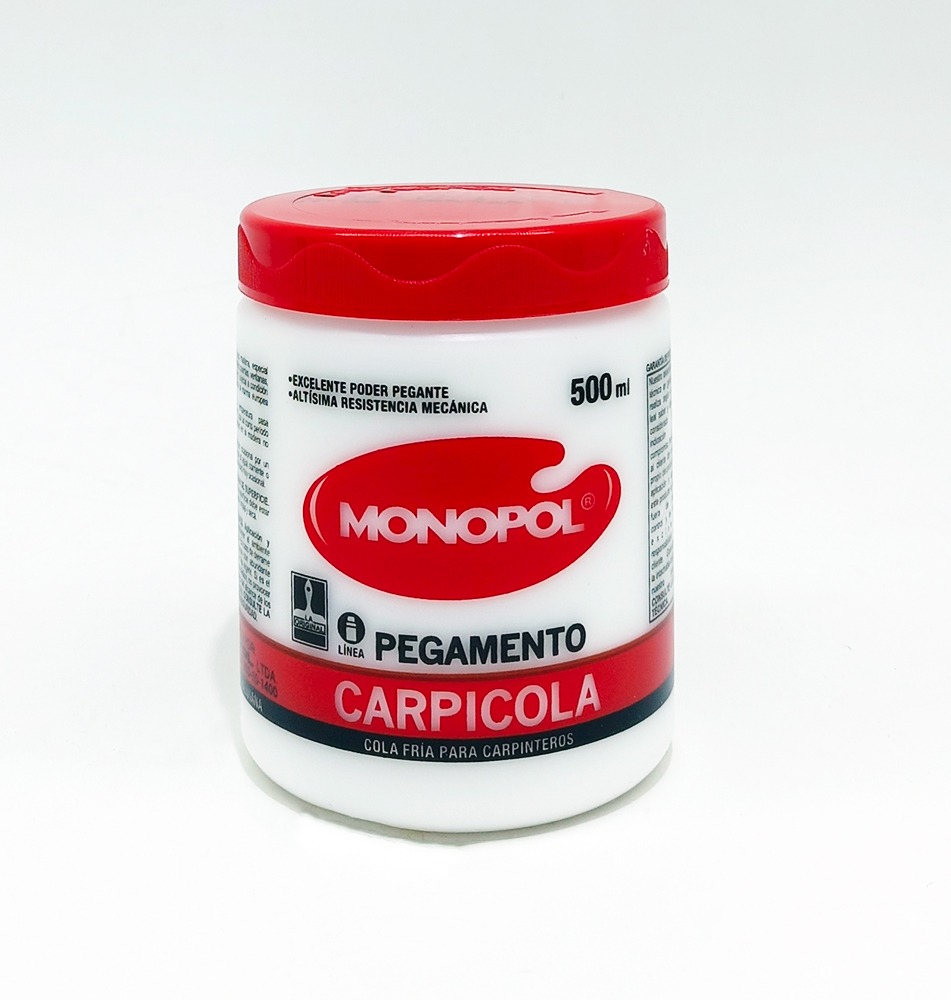 Pegamento Carpicola MONOPOL tapa roja de 500 ml.