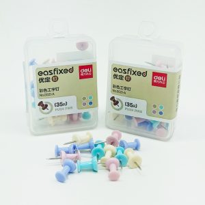 Pinchos Push pin DELI 0021-A 35 piezas.