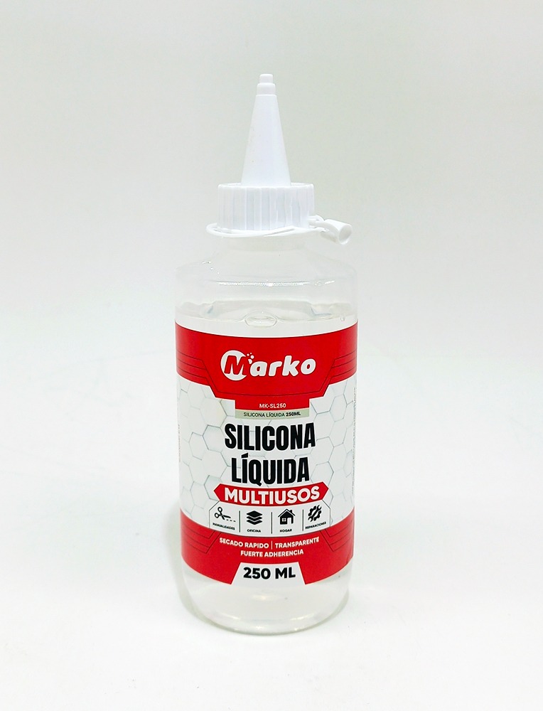 Silicona líquida MARKO de 250 ml.