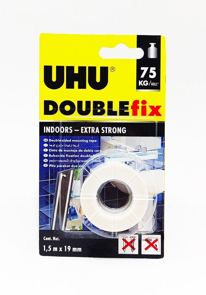 Cinta de doble contacto 19 mm x 1.5 mt UHU 46855