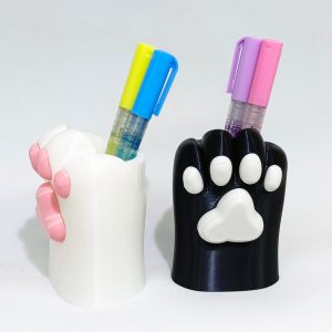 Porta Lápiz de plástico Patita de Gato