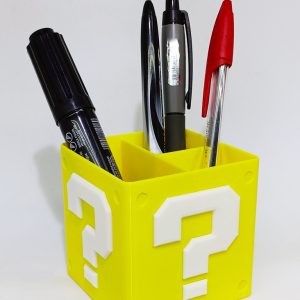 Porta Lápiz de plástico Mario Bros cubo