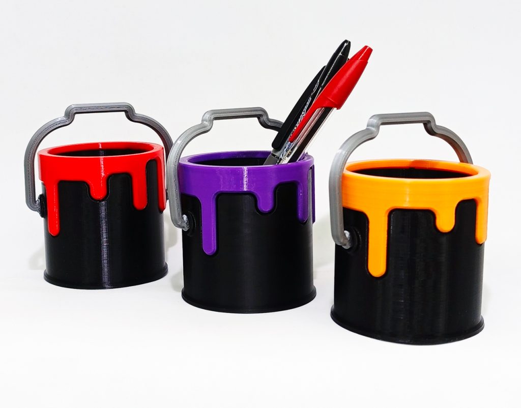 Porta Lápiz de plástico Bote de pintura
