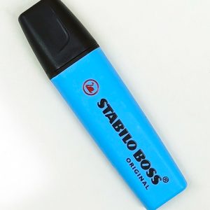 Resaltador STABILO Boss Nº 31 Azul punta biselada