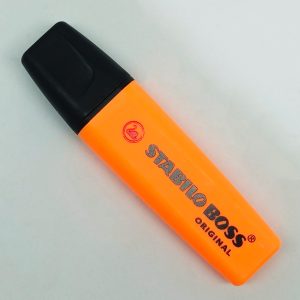 Resaltador STABILO Boss Nº 54 Naranja punta biselada