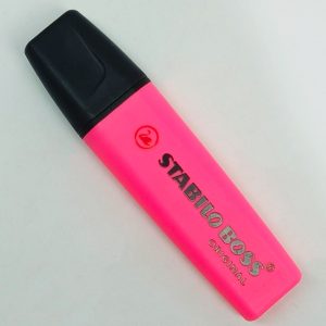 Resaltador STABILO Boss Nº 56 Rosa punta biselada