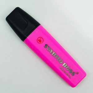 Resaltador STABILO Boss Nº 58 Fucsia punta biselada