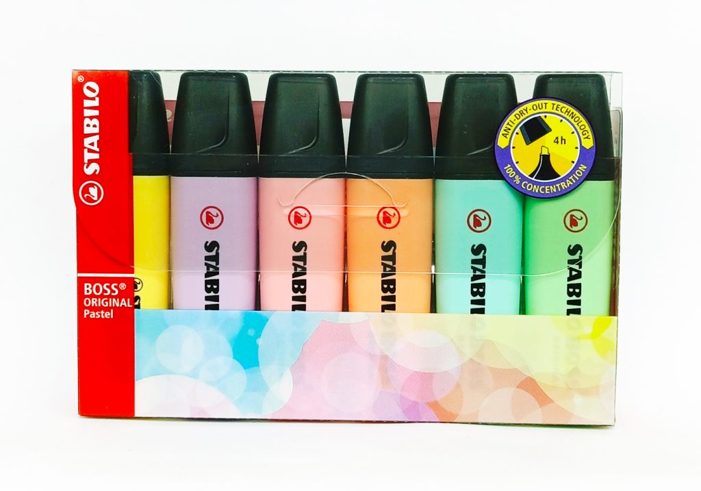 Resaltador STABILO Boss Pastel 6 col surtidos 70/6-2