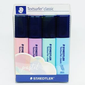 Resaltador STAEDTLER Textsurfer clasic set de 4 col Pastel 364CWP4 PA