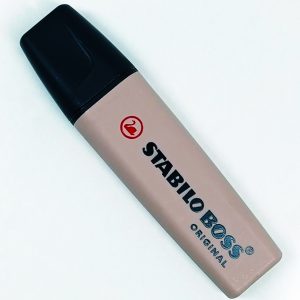 Resaltador STABILO Boss Nature Nº 165 Ocre Oscuro punta biselada