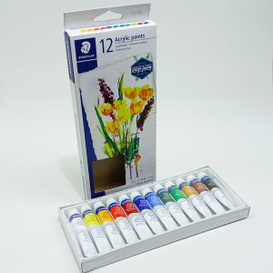 Pintura Acrílica 12 colores STAEDTLER en Tubo
