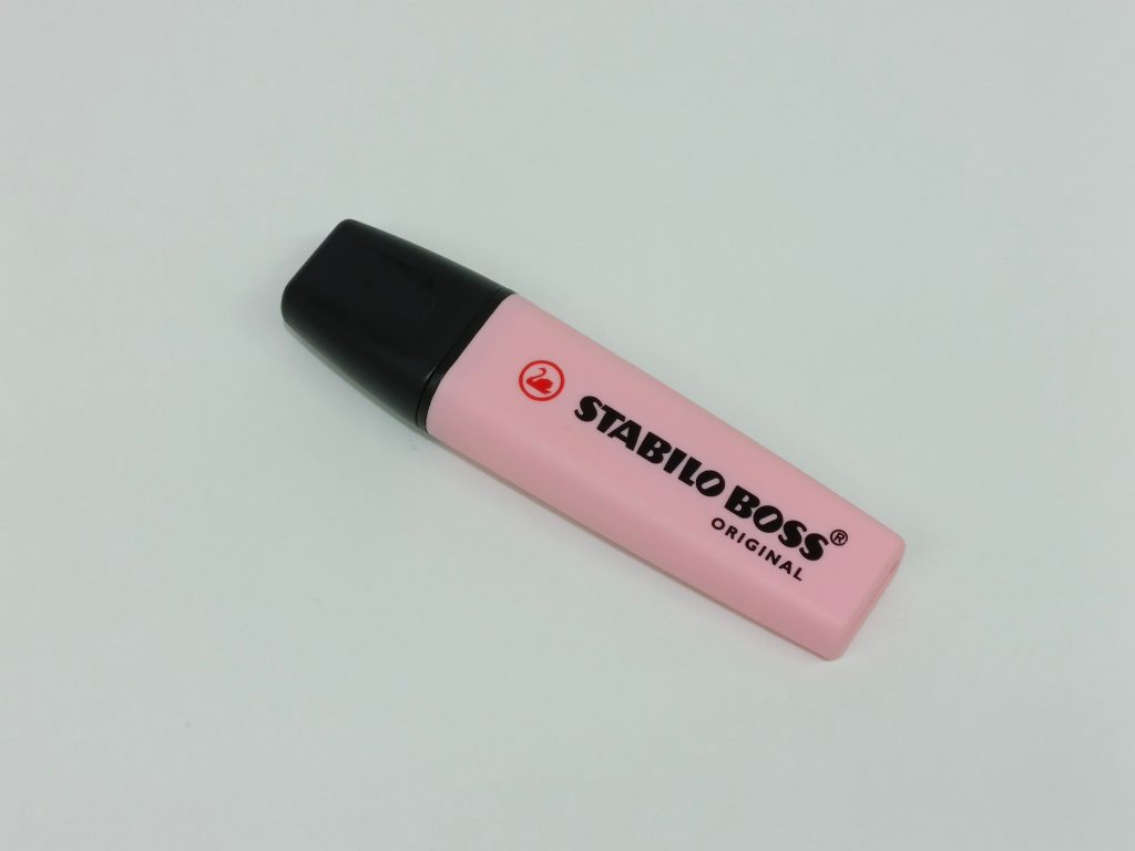 Resaltador STABILO Boss Pastel N° 129 Rosa