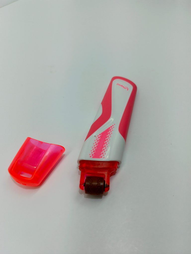 Resaltador MAPED Roller Rosa punta Rodillo