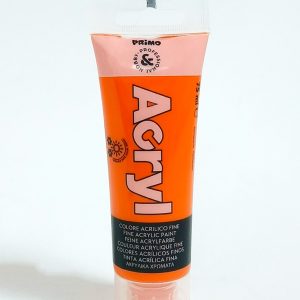 Pintura Acrílica PRIMO Naranja tubo de 75 ml